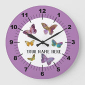 Mooie Butterflies - Grote Klok (Voorkant)