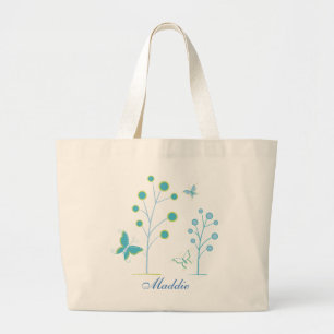 Mooie Butterflies Grote Tote Bag