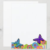 Mooie Butterflies! | Helderbloemen (Voorkant / Achterkant)