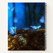 Mooie Butterflies in een Meadow Journal Notitieboek (Achterkant)