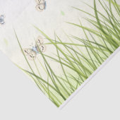 Mooie Butterflies in Sunlit Grass Etheral Tissuepapier (Detail)