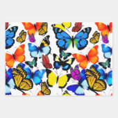 Mooie Butterflies Inpakpapier Vel (Voorkant 3)
