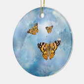 Mooie Butterflies Keramisch Ornament (Links)