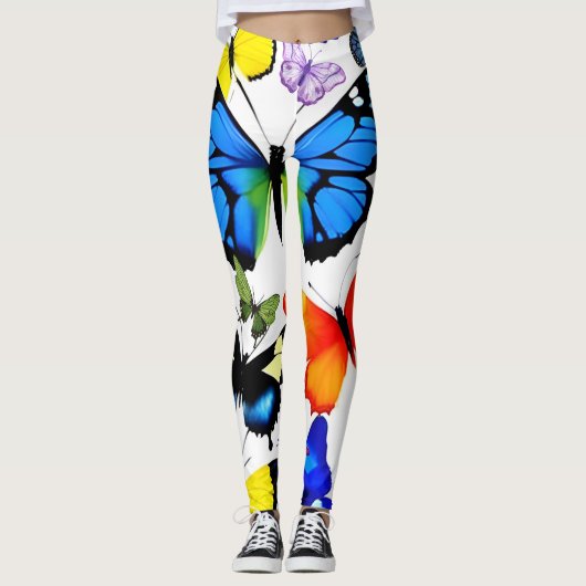 Mooie Butterflies Leggings (Voorkant)