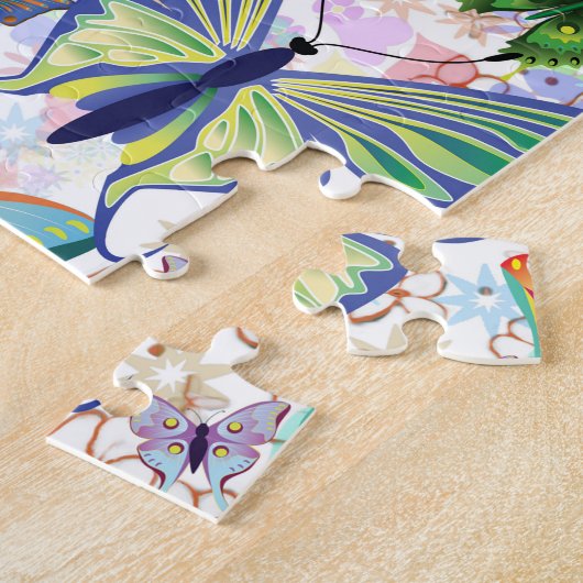 Mooie Butterflies Legpuzzel (Zijkant)