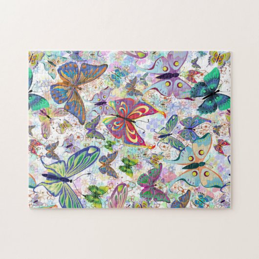 Mooie Butterflies Legpuzzel (Horizontaal)