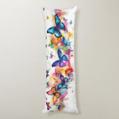 Mooie Butterflies Lichaamskussen (Achterkant (Verticaal))