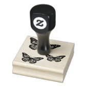 Mooie Butterflies Monarchs Hand Drawn Rubberstempel (Stempel)