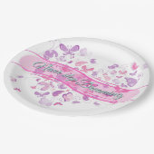 Mooie Butterflies Papieren Bordje (Gekanteld)