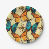 Mooie Butterflies Papieren Bordje (Voorkant)