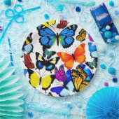 Mooie Butterflies Papieren Bordje (Feest)