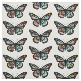 Mooie Butterflies Pattern Monarch Waterverf Stof
