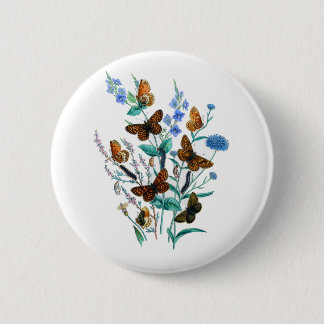 Mooie Butterflies Ronde Button 5,7 Cm