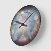 Mooie Butterflies Ronde Klok (Hoek)