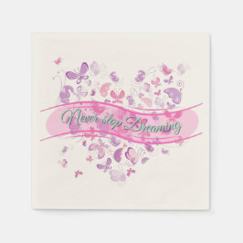 Mooie Butterflies Servet