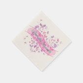 Mooie Butterflies Servet (Hoek)