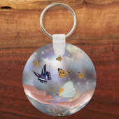 Mooie Butterflies Sleutelhanger (Voorkant)