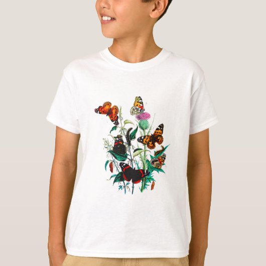 Mooie Butterflies T-shirt (Voorkant)