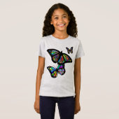 Mooie Butterflies T-shirt (Voorkant volledig)