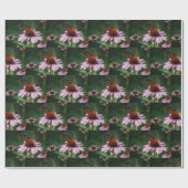 Mooie Butterfly en Coneflower Cadeaupapier (Vlak)