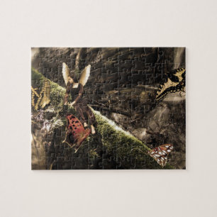 Mooie Butterfly Fairy Puzzle Legpuzzel