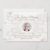 Mooie Butterfly Foto 5x7 Sympathie Hartelijk dank Kaart (Achterkant)