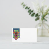 Mooie Butterfly Girl Custom-Cut Vinyl Sticker Visitekaartje (Staand voorkant)