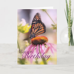 Mooie Butterfly Happy Birthday Kaart