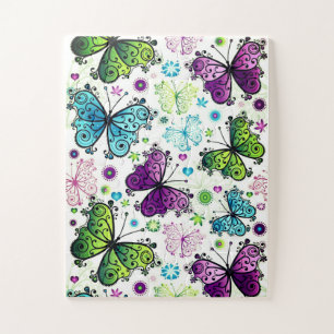 Mooie Butterfly Puzzle Legpuzzel