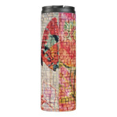 Mooie Butterfly Thermal Tumbler Thermosbeker (Achterkant)