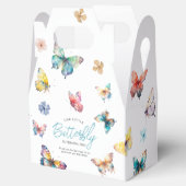 Mooie Butterfly Waterverf Girl's Birthday Bedankdoosjes (Geopend)