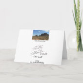 Mooie Buttes-Season's Groetjes Feestdagen Kaart (Achterkant)