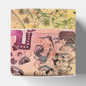 Mooie cactus en schedels van de Mexicaanse Mexicaa Bedankdoosjes (Bovenkant)