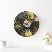 Mooie Cactus Flower Grote Klok (Huis)
