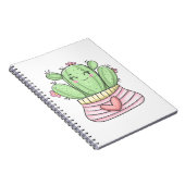Mooie Cactus Lady Notitieboek (Rechterzijde)