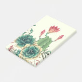 Mooie cactus met ventilator post-it® notes (Schuin)