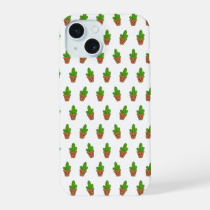 Mooie Cactus Patroon Mobiele Hoes iPhone 15 Case