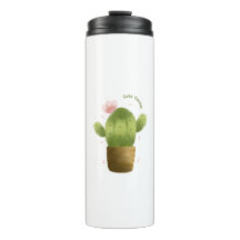 Mooie Cactus Reistumbler – Kawaii Succulent Beker