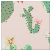 Mooie Cactusprint Stof (Close Up)