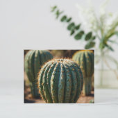 Mooie Cactuswoestijn Briefkaart (Staand voorkant)