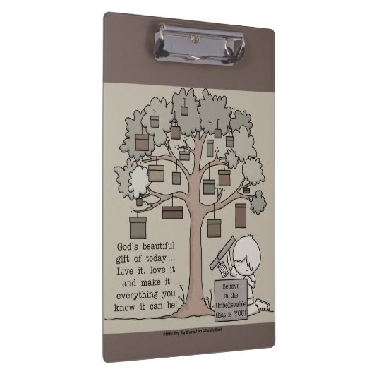 Mooie cadeau klembord (Rechts)