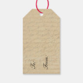 Mooie cadeau labels met vogel en rozen cadeaulabel (Achterkant)