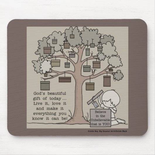 Mooie cadeau muismat (Voorkant)