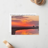 Mooie cadeau notitiekaartje (Voorkant / Achterkant in situ)