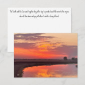 Mooie cadeau notitiekaartje (Voorkant / Achterkant)