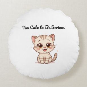 Mooie cadeau voor kattenliefhebbers en kinderen rond kussen