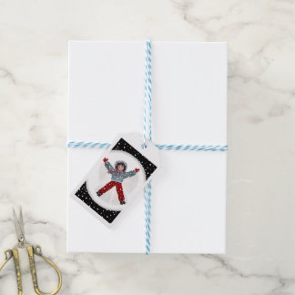 Mooie cadeaubijlage, handgetekend ontwerp van Caro Cadeaulabel