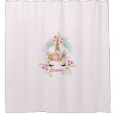 Mooie Cadeaus Klein- en Achternicht EENHOORN GENAA Douchegordijn (Voorkant)