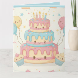 Mooie Cake en Cupcakes Kaart