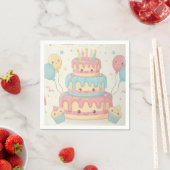Mooie cake en cupcakes servet (Insitu)